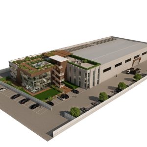 render di opificio industriale