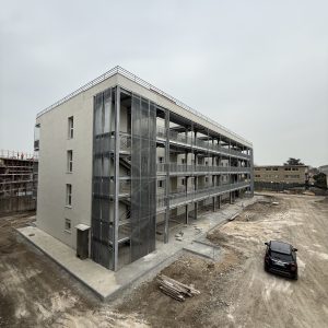 montaggio strutture metalliche palazzine pubbliche completate