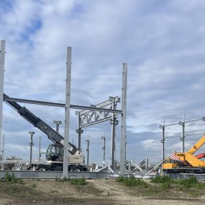 inizio facciata di opificio industriale